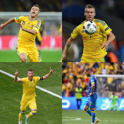 Андрій Ярмоленко на чемпіонатах Європи
