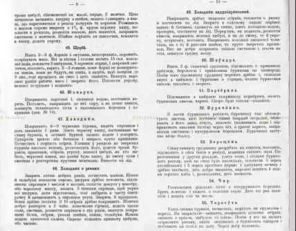 Які холодні супи готували в Києві та Львові в 1900-х, скриншот сторінки кулінарної книги