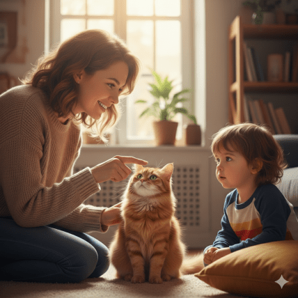 котики, гра з котом