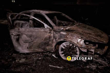 Пошкоджені авто у Києві