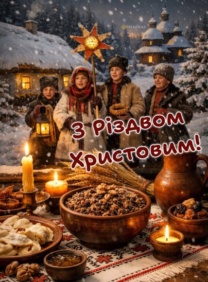 З Різдвом, листівки, картинки, привітання