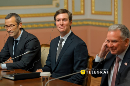 Стів Віткофф та Джаред Кушнер на переговорах в Києві