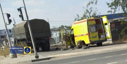 Росіяни використовують авто газової служби на фронті