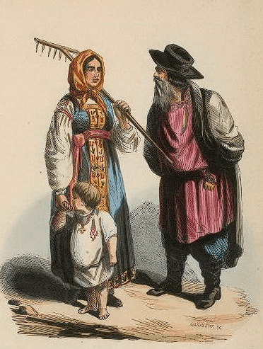 Селяни Тверської губернії, 1844 (малюнок)