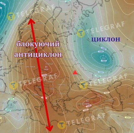 Україну накрив антициклон