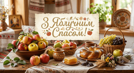Яблочный Спас, открытки, картинки, поздравления