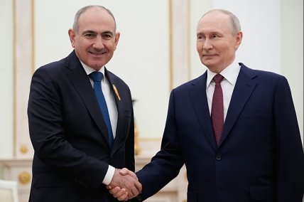Нікол Пашинян та Володимир Путін