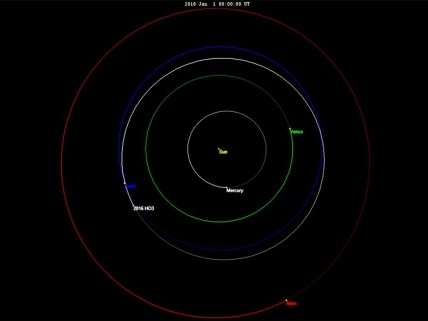 Схема руху астероїда Kamoʼоalewa