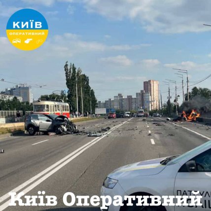 ДТП в Киеве на Харьковском шоссе