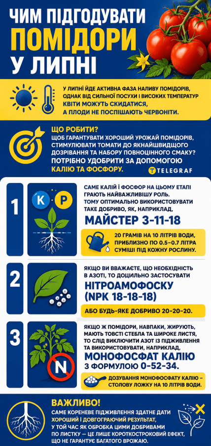 Чем подкормить помидоры в июле, подробная инструкция с дозировкой