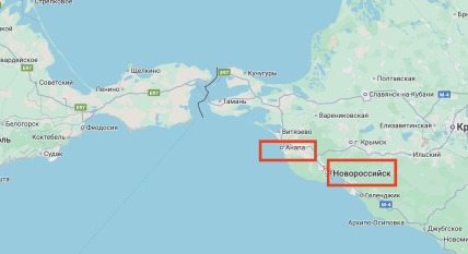 Де Анапа и Новороссийск