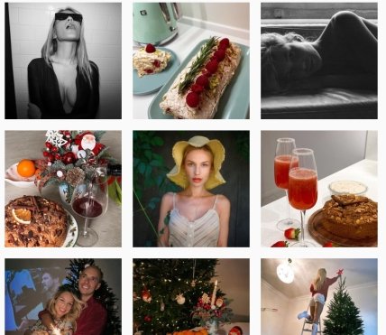 Instagram Олесі Кисельової