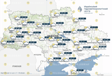 Погода в Украине 6 мая