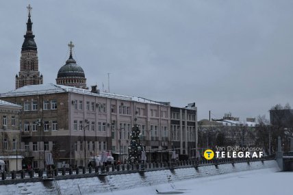 Первый снег в Харькове 2025