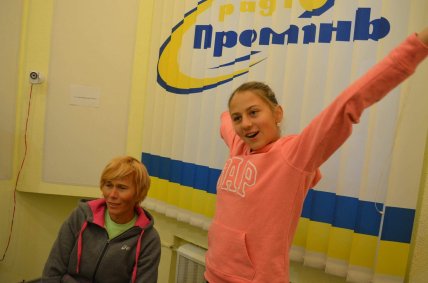 Марта Костюк із мамою Талліною