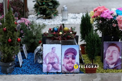 Лісове кладовище в Києві 23 грудня 2025 року