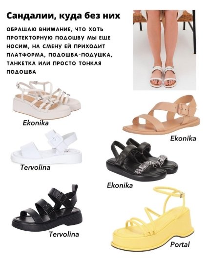 Как выбрать обувь на лето 2022