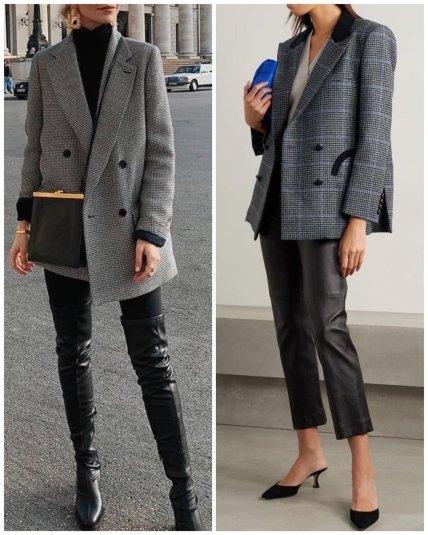 Образы с пиджаками гусиная лапка