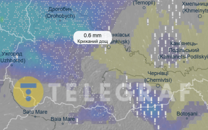 Крижаний дощ в Івано-Франківську