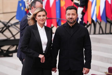 Елена и Владимир Зеленские