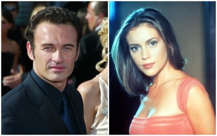 Алисса Милано и Джулиан Макмэхон раньше