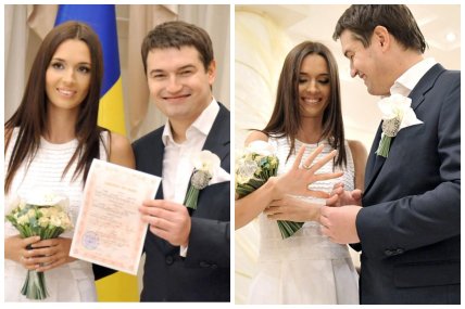 Андрей Ющенко и его бывшая жена Елизавета