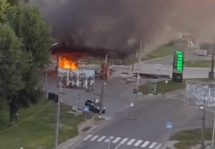В Сумах произошел взрыв на заправке 15 августа