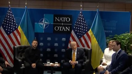 Зеленський і Трамп на саміті НАТО