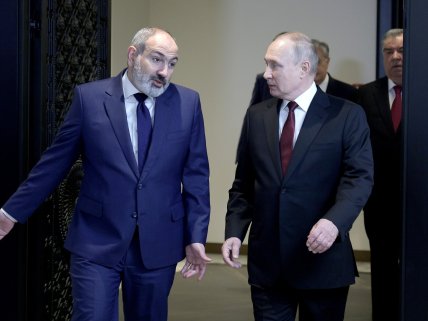 Нікол Пашинян та Володимир Путін. Фото з відкритих джерел
