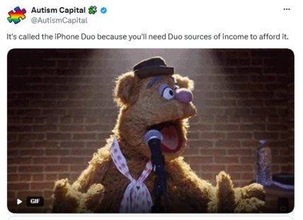 Шутка об iPhone Duo