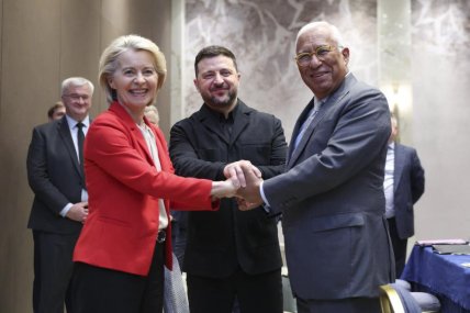 Володимир Зеленський та керівництво ЄС. Фото Європейська Комісія