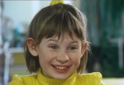 Анна Цуканова в детстве