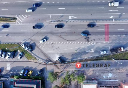 ДТП у Березовки 5 октября с воздуха