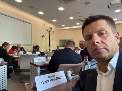 Алексей Гончаренко на заседании ПАСЕ