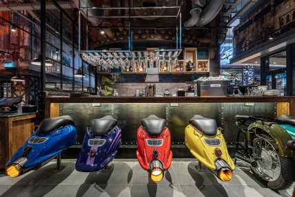 Інтер'єр маркету зацікавить дітлахів