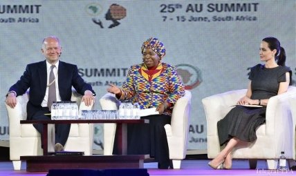 Анджелина Джоли продолжает бороться за права женщин