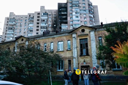 Ян Доброносов показал последствия удара по Киеву 22 октября