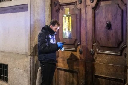 Місце злочину на вулиці Віа Неріно, 8 в центрі Мілана