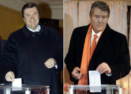 Виктор Ющенко, Виктор Янукович, Оранжевая Революция, выборы 2004