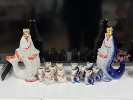 Сервиз в форме рыбок