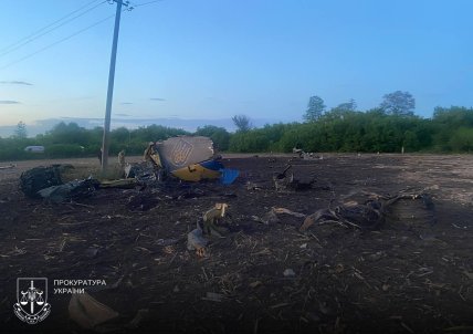 Місце падіння бомбардувальника Су-24М