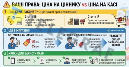 Як діяти, якщо в чеку пробили іншу ціну