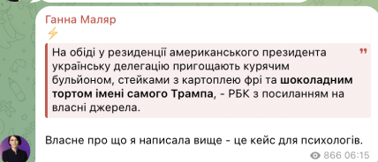 Ганна Маляр про зустріч Трампа та Зеленського