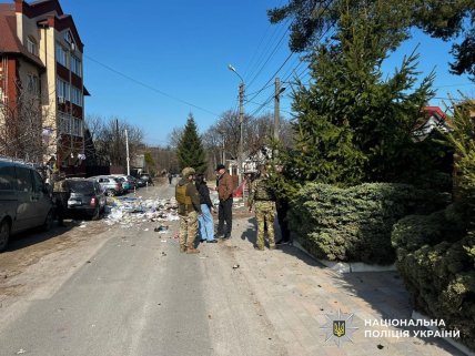 Наслідки вибухів в Бучі