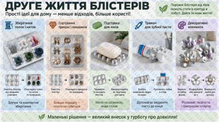 Как можно использовать пустые блистеры