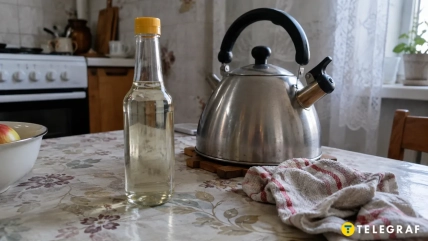 Как удалить накипь в чайнике уксусом