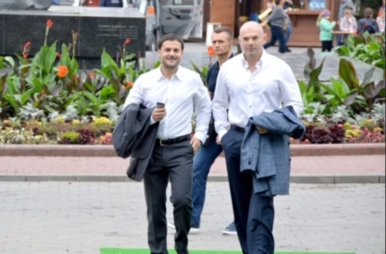 Максим Донец в охране Игоря Палицы