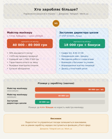 Сравнение зарплат. Инфографика: "Телеграф"