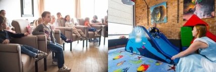 Кафе с детской комнатой