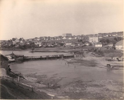 Поселок Сатанов в 1890 году